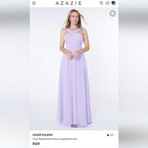 Azazie Kayleigh in Lilac Color | Size 12-14